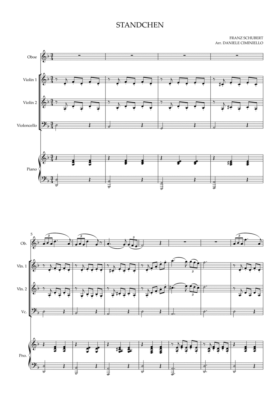 Standchen (arr. Daniele Ciminiello)