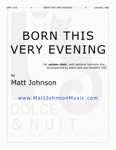 Born This Very Evening-Christmas Eve Carol Medley (arr. Matt Johnson)