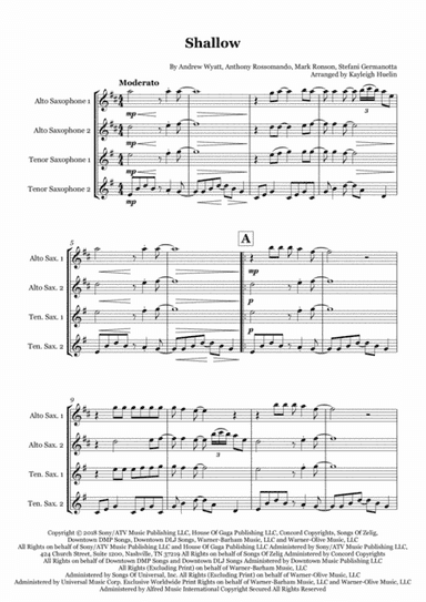 Shallow (arr. Kayleigh Huelin)