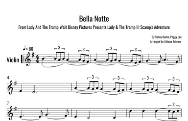 Bella Notte (arr. Athena Schreur)