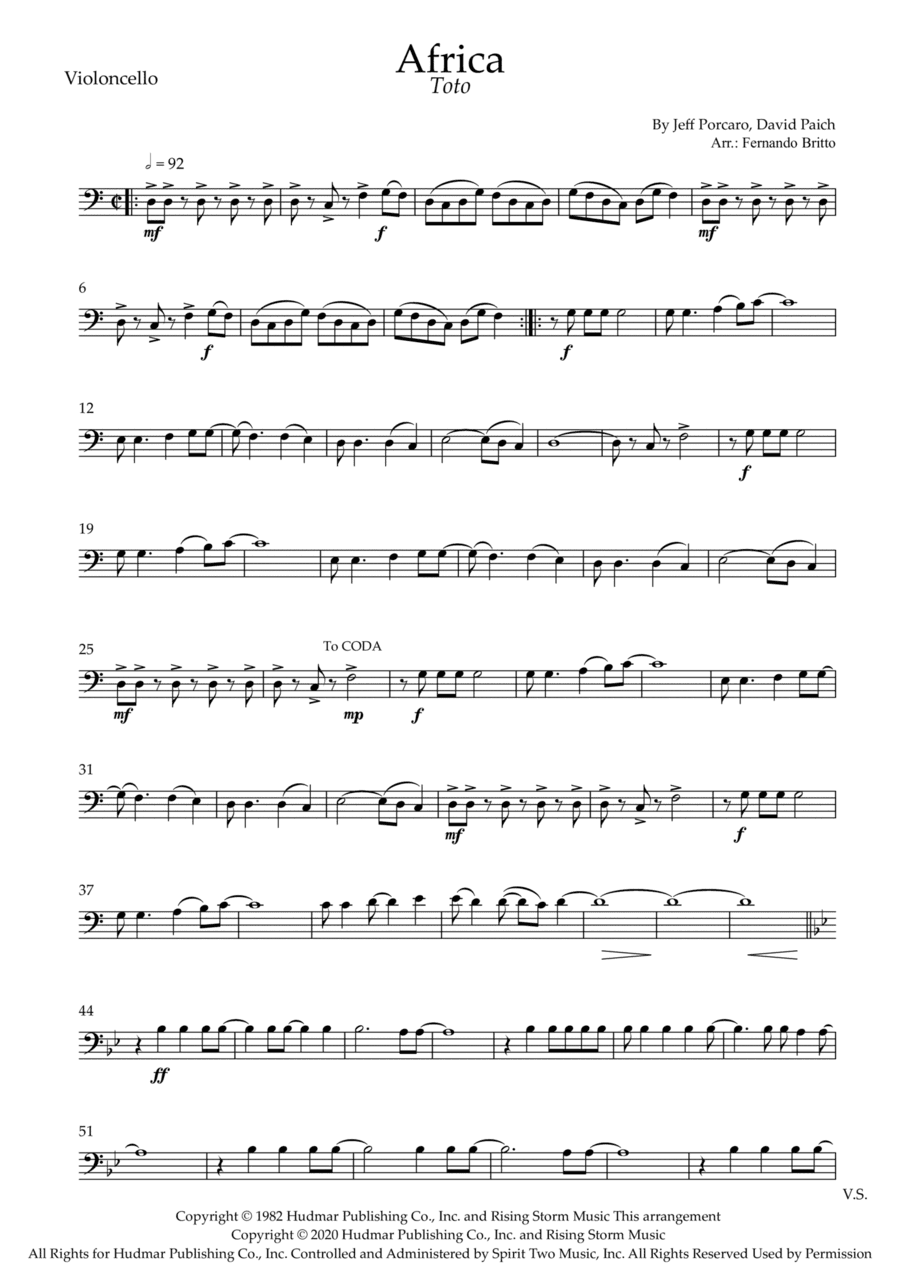 Africa (arr. Fernando Britto)
