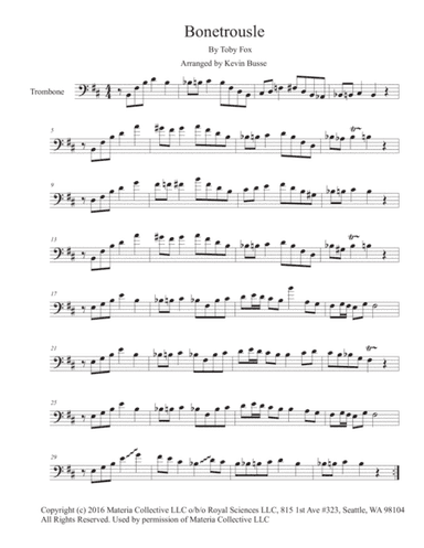 Bonetrousle (from Undertale) (arr. Kevin Busse)