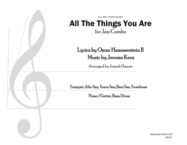 All The Things You Are (arr. Joe Hasper)