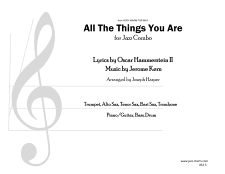 All The Things You Are (arr. Joe Hasper)