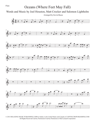 Oceans (Where Feet May Fail) (arr. Kevin Busse)