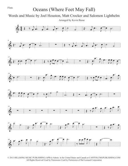 Oceans (Where Feet May Fail) (arr. Kevin Busse)