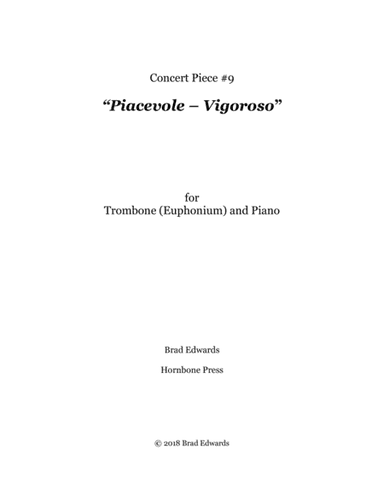 Concert Piece #9: Piacevole – Vigoroso