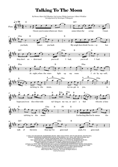 Talking To The Moon (arr. Henrique F Mangoni)