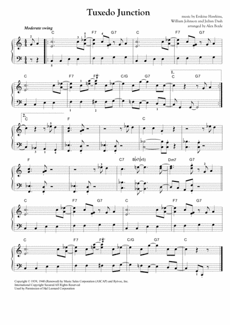 Tuxedo Junction (arr. Alex Boyle)