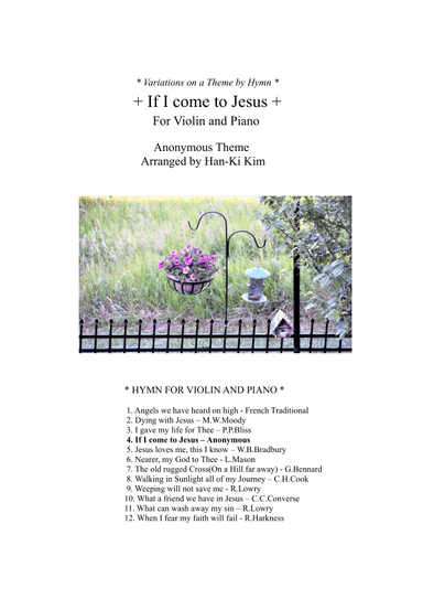 If I come to Jesus (For Violin and Piano) (arr. Han-Ki Kim)
