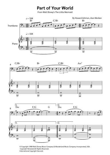 Part Of Your World (arr. Jackson Spindler)