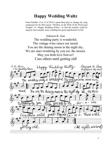 Happy Wedding Waltz