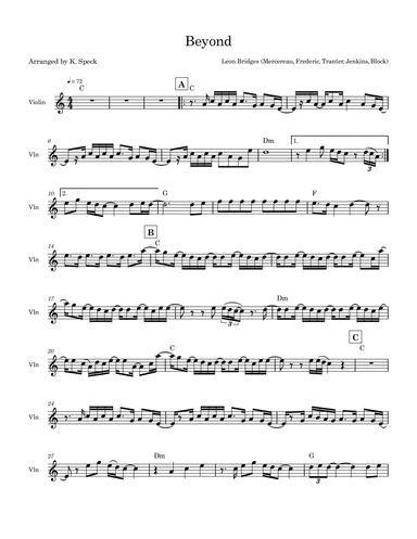 Beyond (arr. K. Speck)