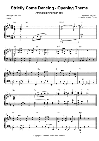 Strictly Come Dancing (arr. Kevin P. Holt)