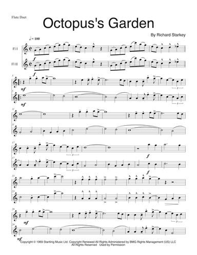 Octopus's Garden (arr. P. R. Frederick)