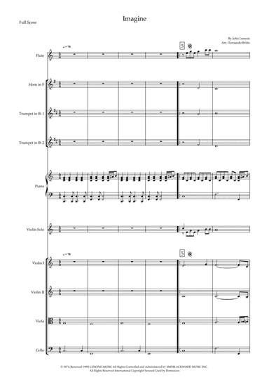 Imagine (arr. Fernando Britto)