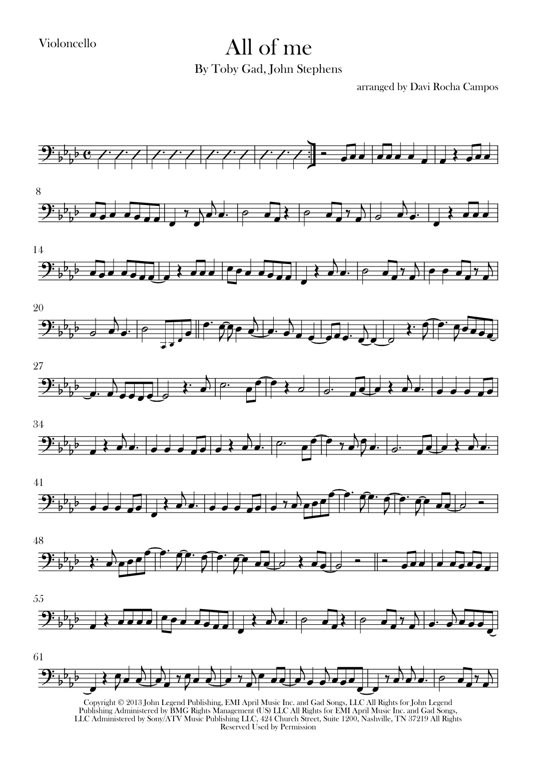 All Of Me (arr. Davi Rocha Campos)
