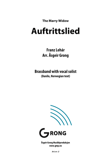 Auftrittslied (arr. Åsgeir Grong)