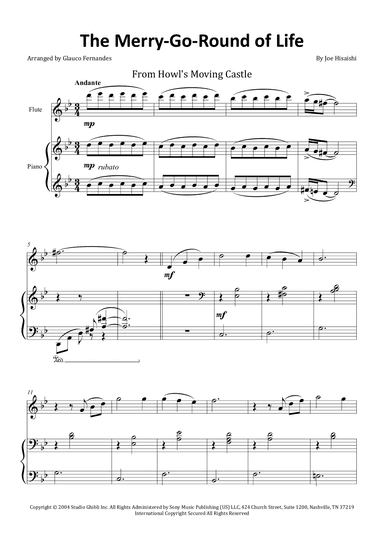 Merry-go-round Of Life (arr. Glauco Fernandes)