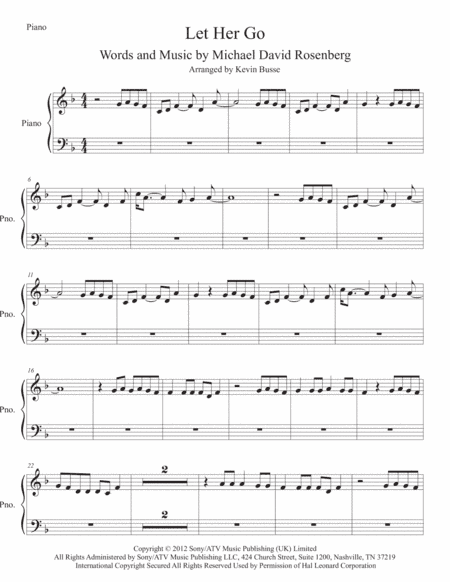 Let Her Go (arr. Kevin Busse)