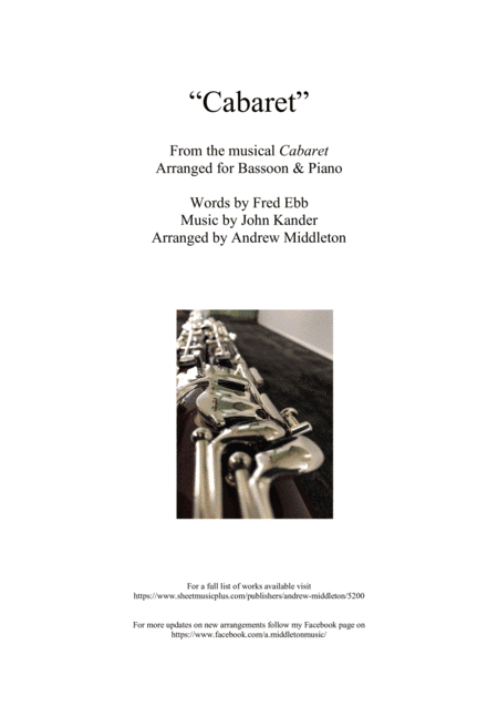 Cabaret (arr. Andrew Middleton)