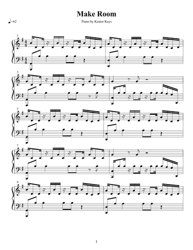 Make Room (arr. Keator Keys)
