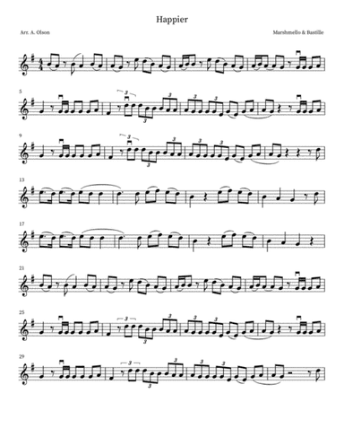 Happier (arr. Ashlyn Olson)
