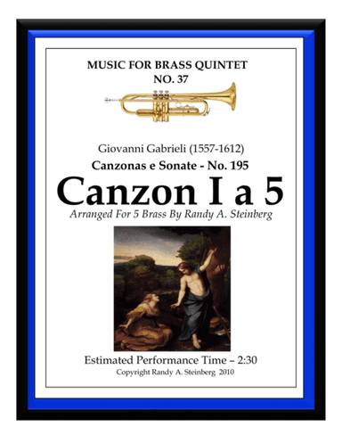 Canzon I a 5 - No. 195 (arr. Randy A. Steinberg)