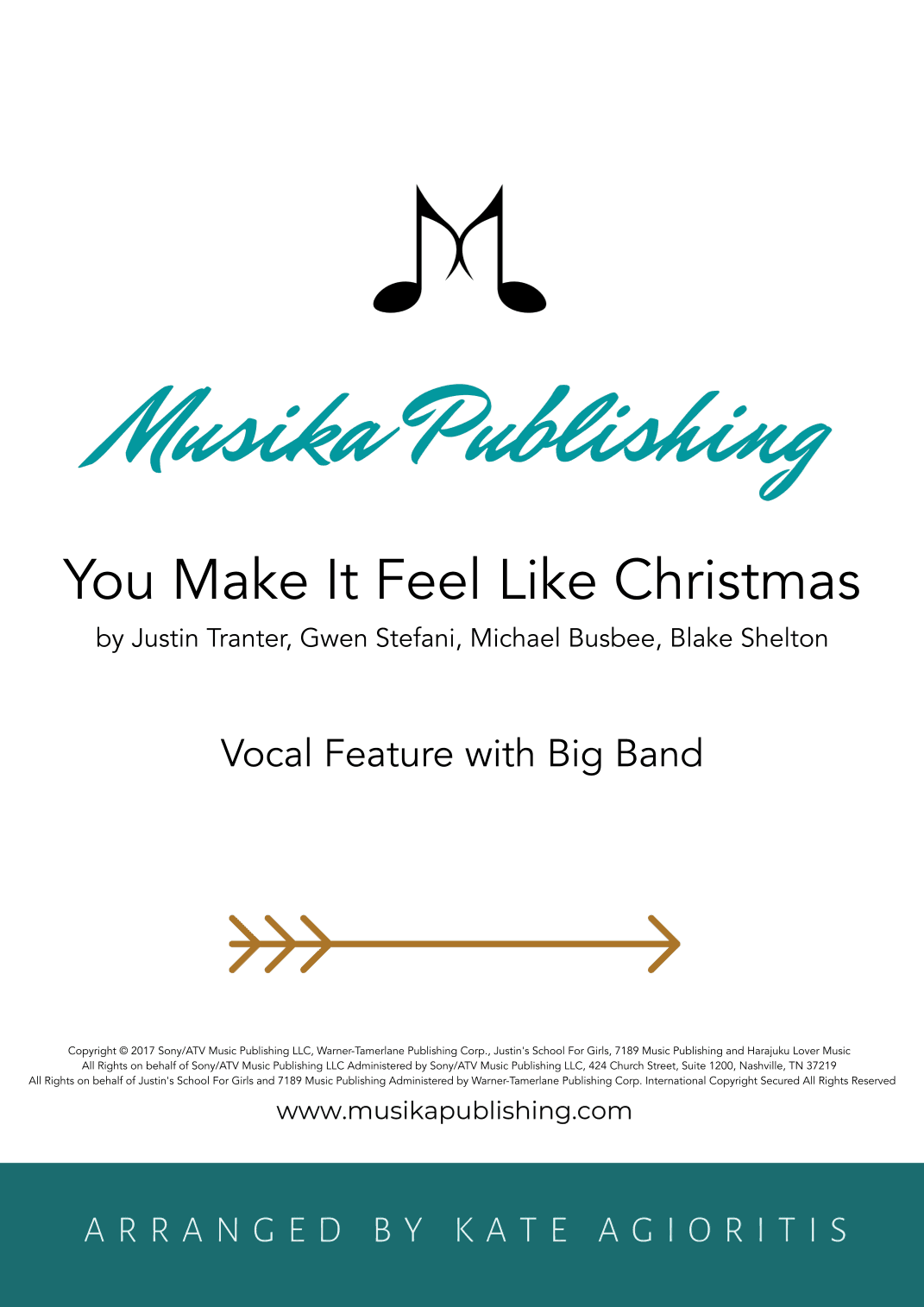 You Make It Feel Like Christmas (arr. Kate Agioritis)