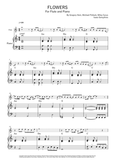 Flowers (arr. Isaac Gonçalves)