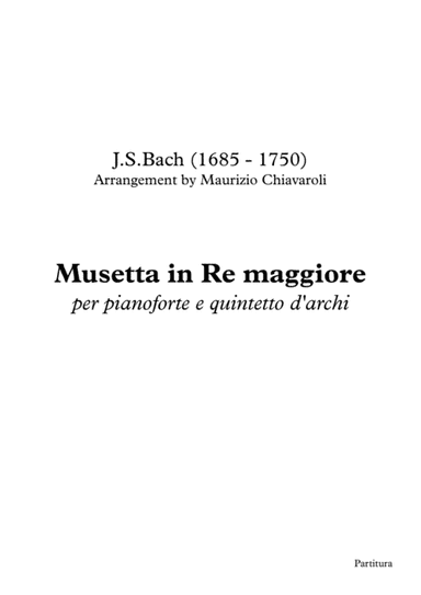 Musetta in Re maggiore (arr. Maurizio Chiavaroli)