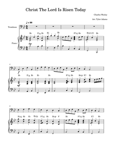 Christ The Lord Is Risen Today (arr. Tyler Adams)