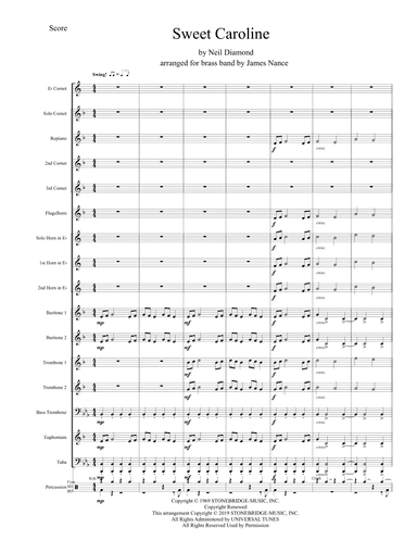 Sweet Caroline (arr. James Nance)