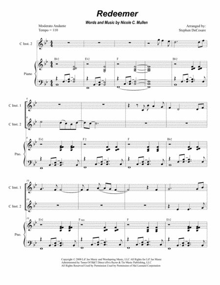 Redeemer (arr. Stephen DeCesare)
