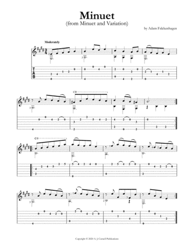 Minuet (from Minuet and Variation) (arr. Mark Phillips)