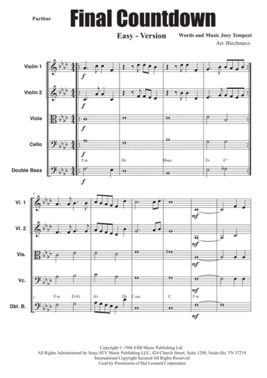 Final Countdown (arr. Blechmaxx)
