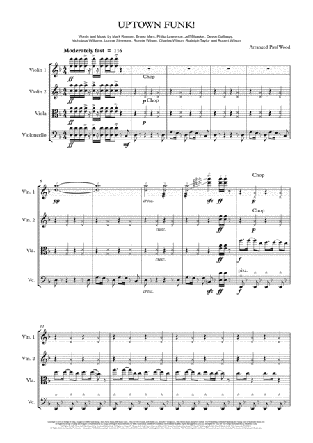 Uptown Funk (arr. Paul Wood)
