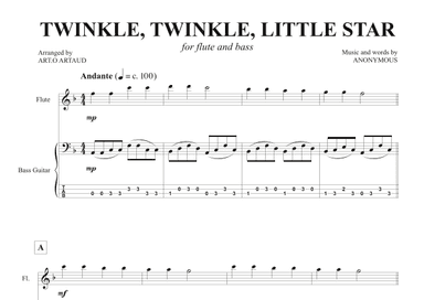 Twinkle Twinkle Little Star (arr. Art.o Artaud)