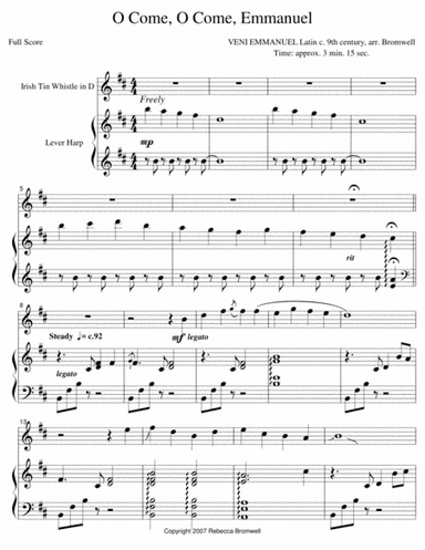 "O Come, O Come, Emmanuel" (arr. Rebecca Bromwell)