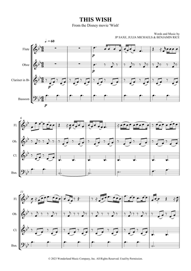 This Wish (arr. SCMusic)