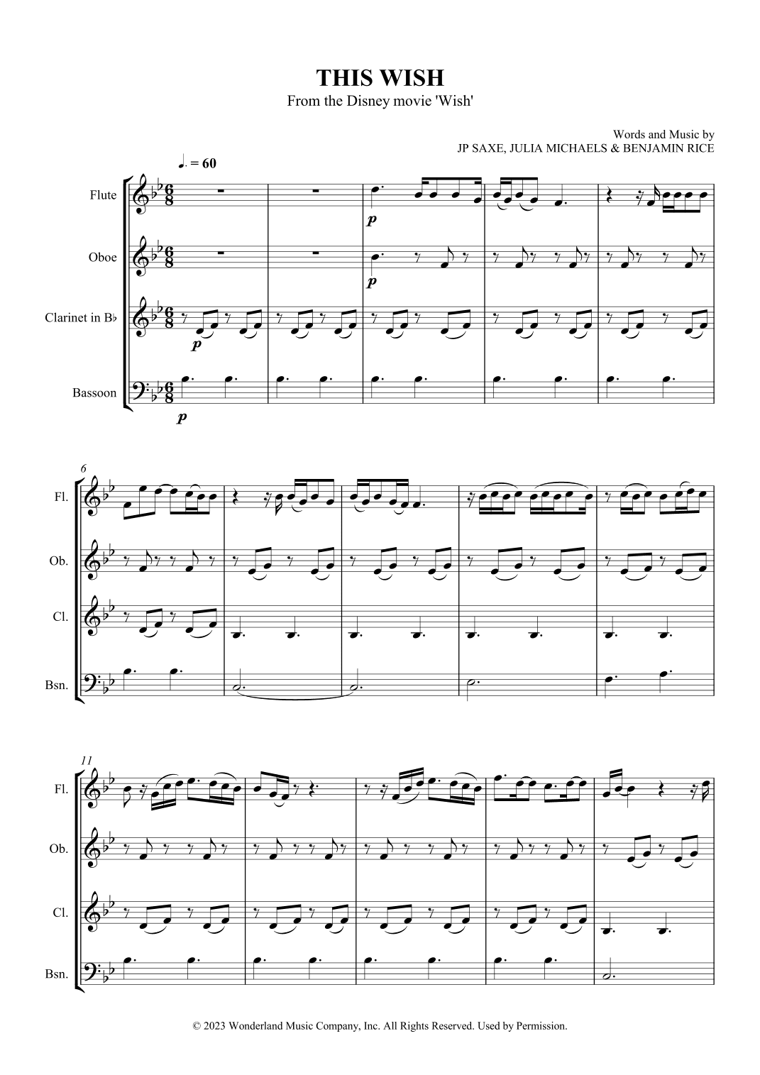 This Wish (arr. SCMusic)