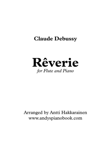 Rêverie - Flute & Piano (arr. Antti Hakkarainen)