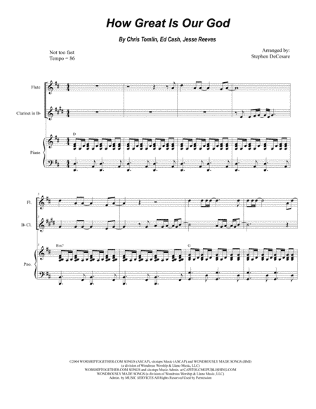 How Great Is Our God (arr. Stephen DeCesare)