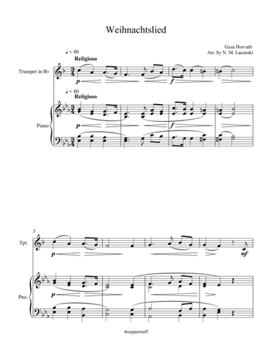 Weihnachtslied (arr. Nick Lacanski)