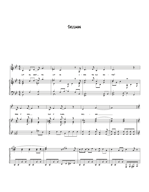 Jazzman (arr. Biegler)