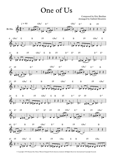 One Of Us (arr. Gabriel Eleutério)