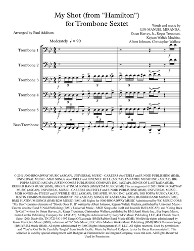 My Shot (arr. Paul Addison)