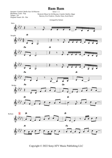 Bam Bam (arr. funtast)