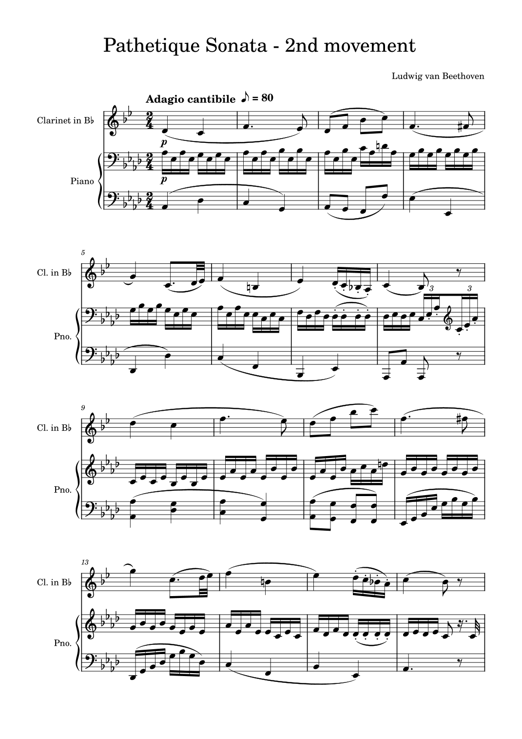 Piano Sonata No. 8, Op. 13 ("pathetique") (arr. Chris Atkinson)