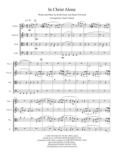 In Christ Alone (arr. Clark Cothern)
